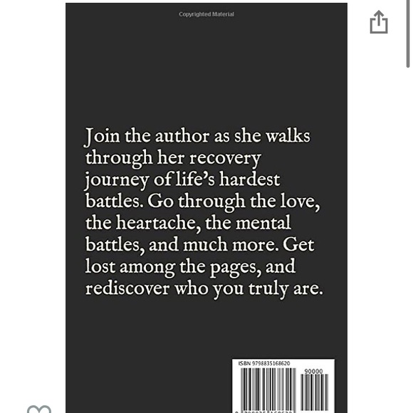 The Recovery Journey is a poetry book - Picture 1 of 2